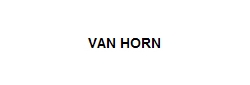 VAN HORN